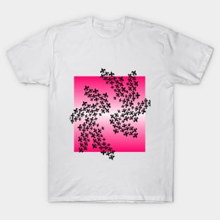 Fleur de Lis fractal (red) T-Shirt